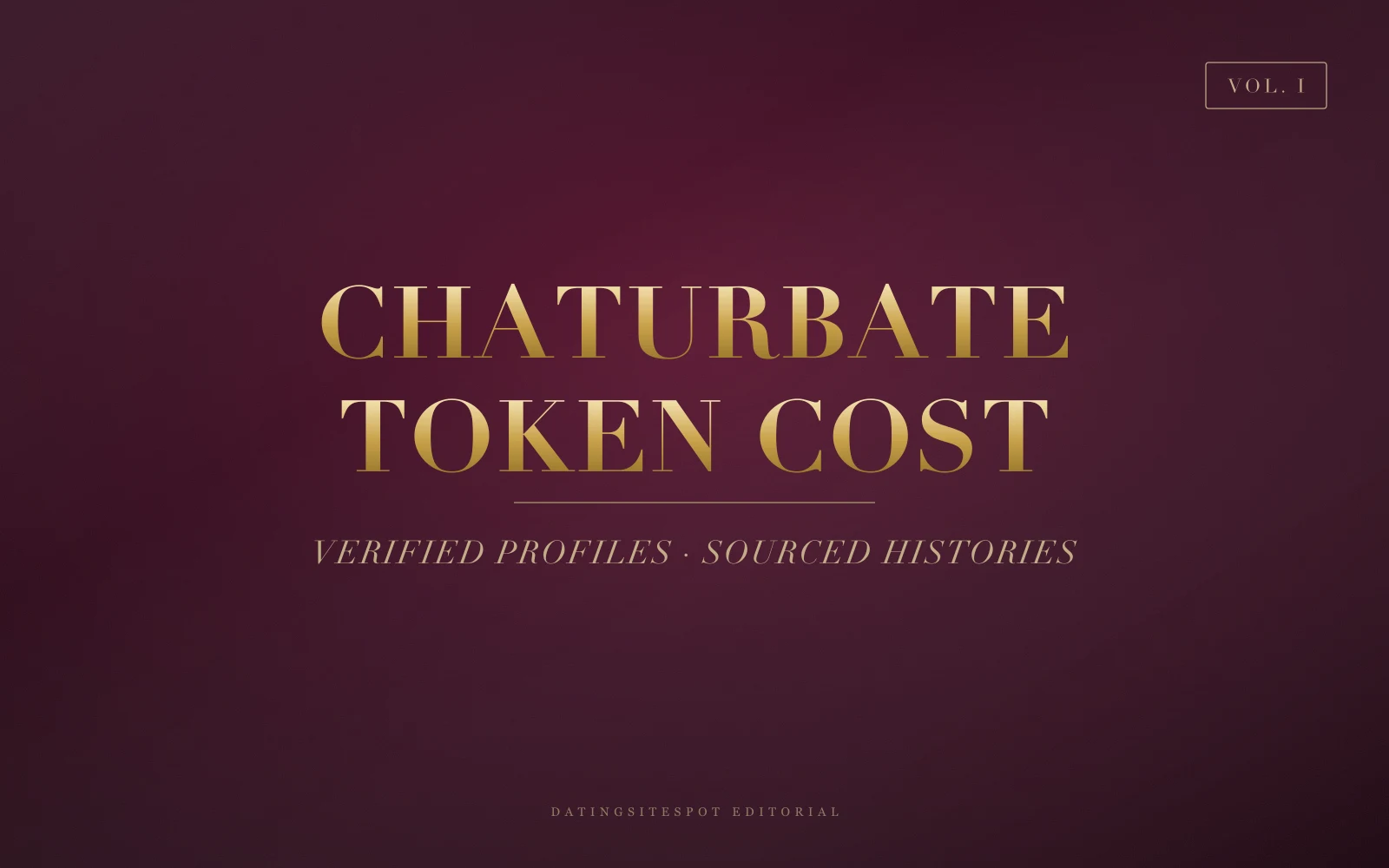Editorial cover: Chaturbate token cost — prices, value and a live calculator